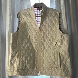 Talbot’s vest 2x- NWT reversible